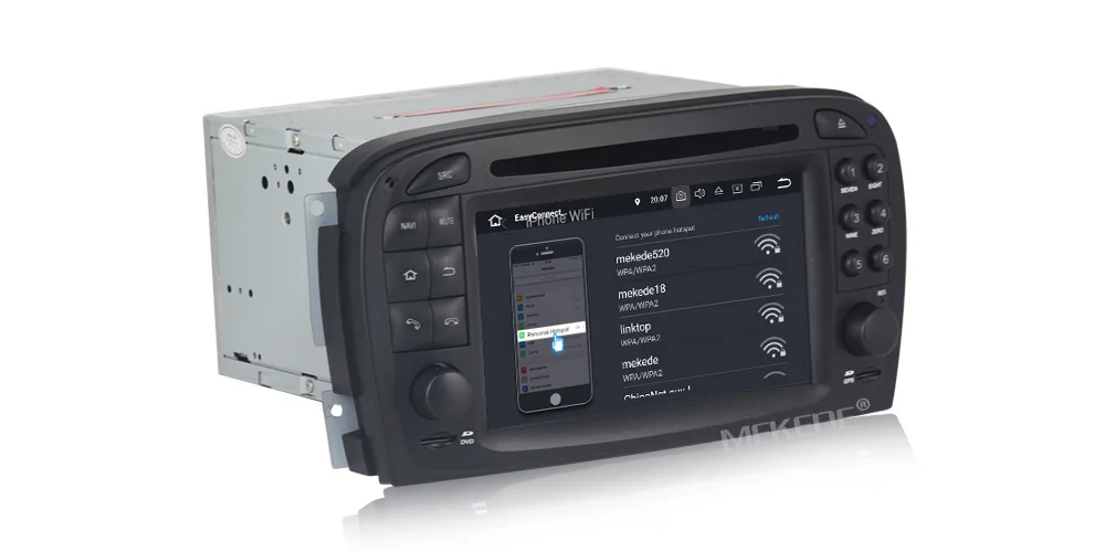 Mekede android 9,0 Автомобильный gps навигатор Автомобильный Радио dvd-плеер головное устройство для Mercedes Benz SL R230 SL500 2001-2007 мультимедийный плеер