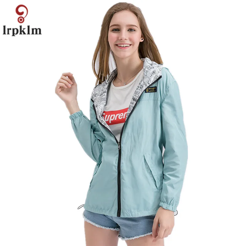 2017 новая и модная популярная Двусторонняя Женская куртка с принтом для отдыха