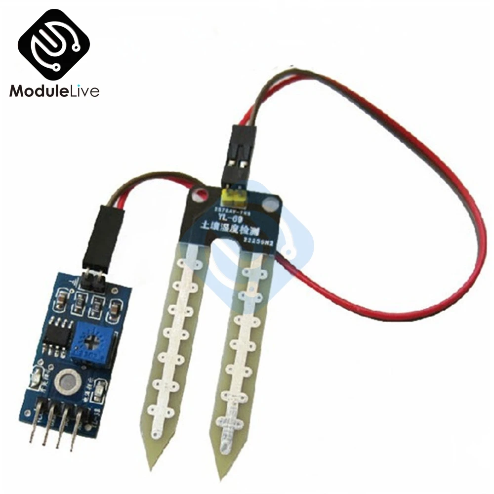 Модуль обнаружения влажности почвы гигрометр датчик воды для Arduino наборы Diy