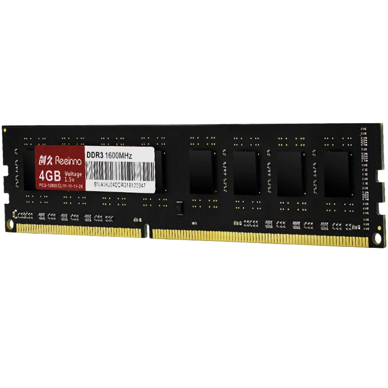 Reeinno ram ddr3 4GB 8GB 1600MHz memory 1 5 V Новая NON ECC 240pin пожизненная гарантия Одиночная память rams