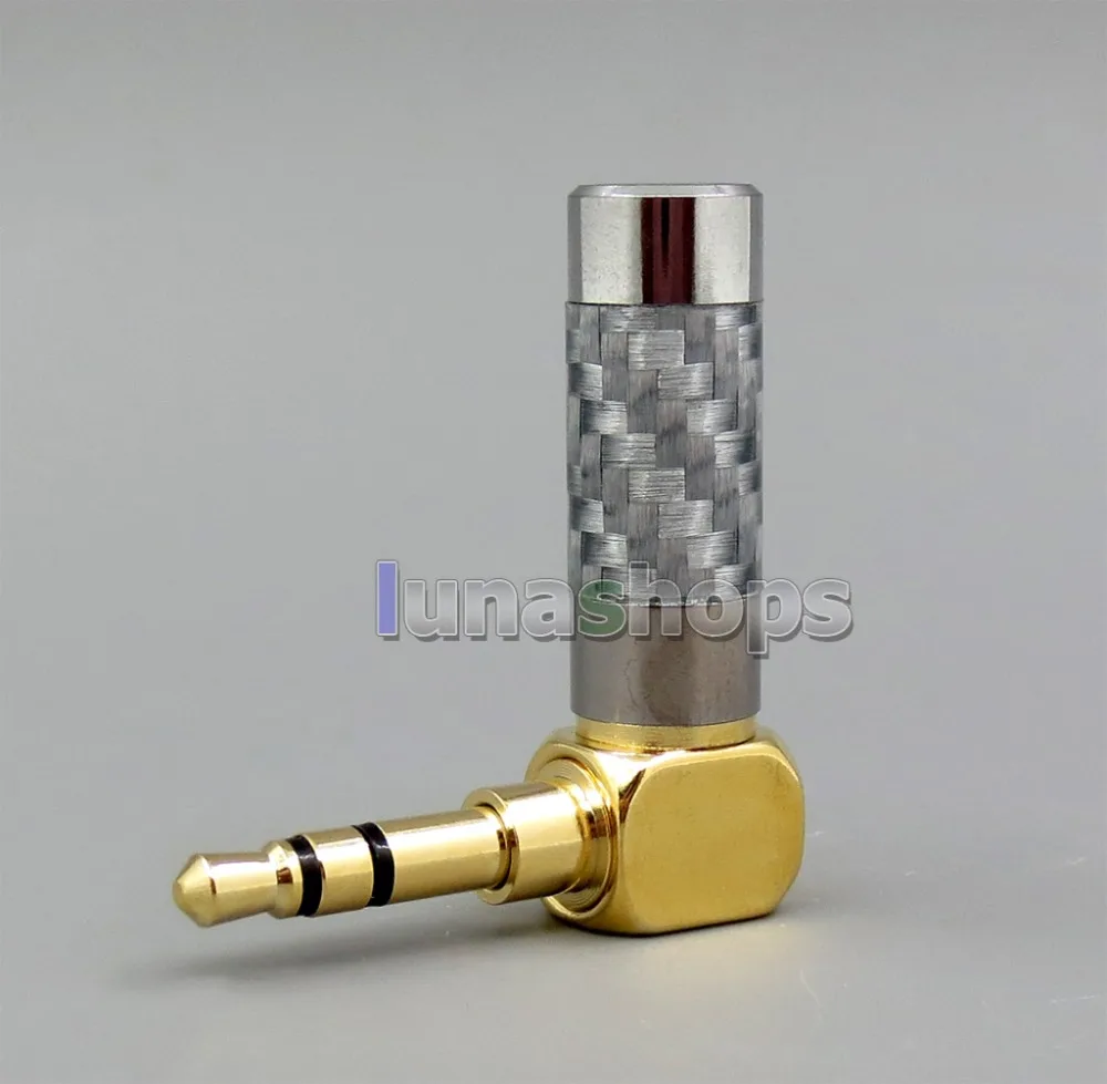 LN006244 L Угол 3 5 мм 2 4 сбалансированный TRRS углеродный адаптер для Astell &amp Kern AK380 AK240 AK100i