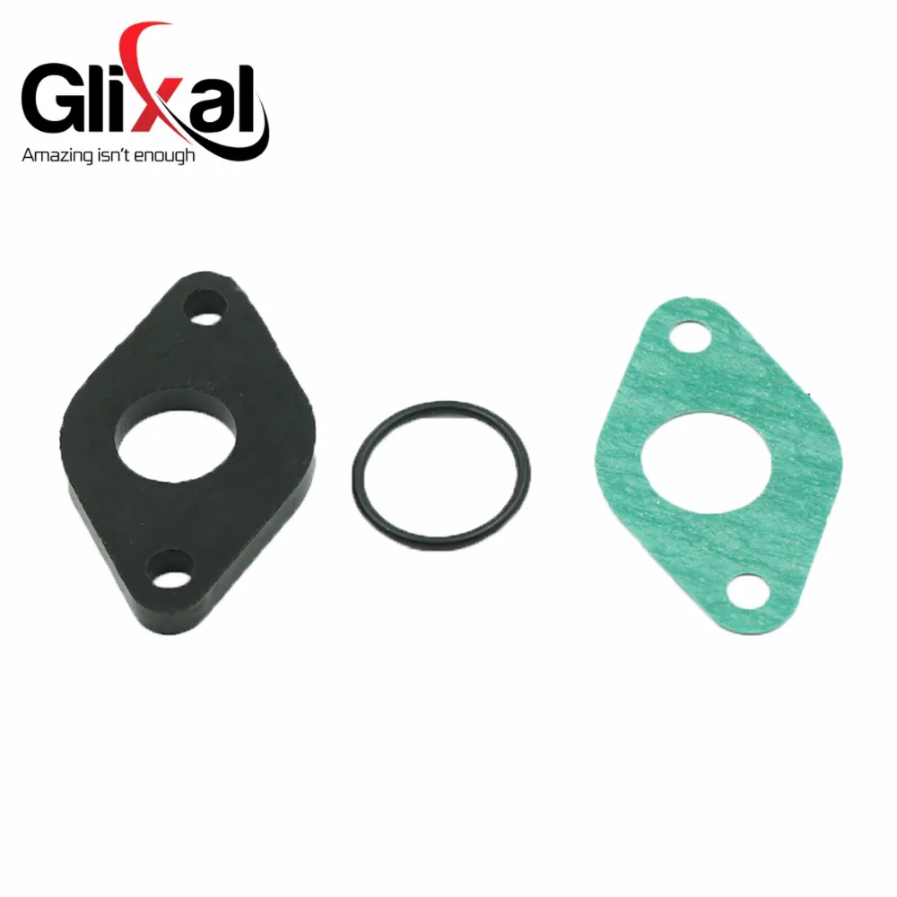 Glixal GY6 49cc 50cc впускной коллектор разделитель изолятор Скутер мопед ATV картинг