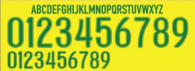 2006 Бразилия Nameset Роналдо роналдинхо Адриано Кака наименование может настраивать