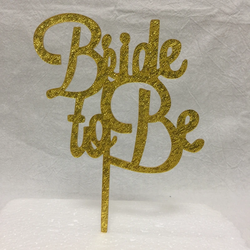 

1pcs Bride to be cake topper wedding bridal shower acrylic cake topper