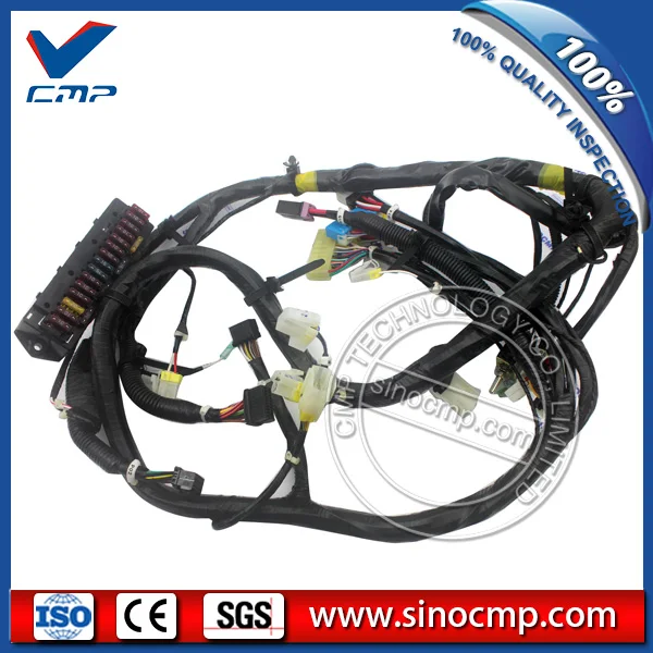 

PC120-6 6D102 internal wiring harness inner inside cabin wire cable for Komatsu Excavator