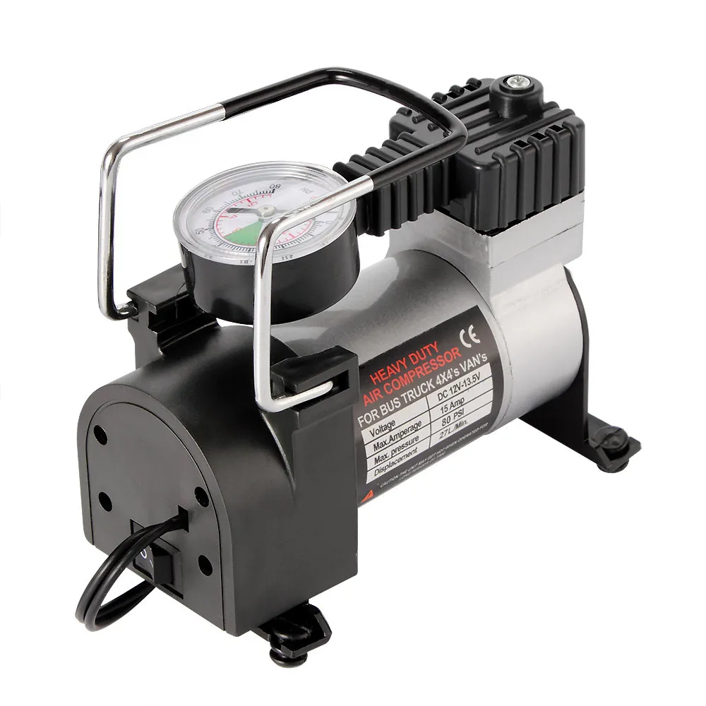 Сверхмощный портативный 12V воздушный компрессор 140PSI шины для грузовика