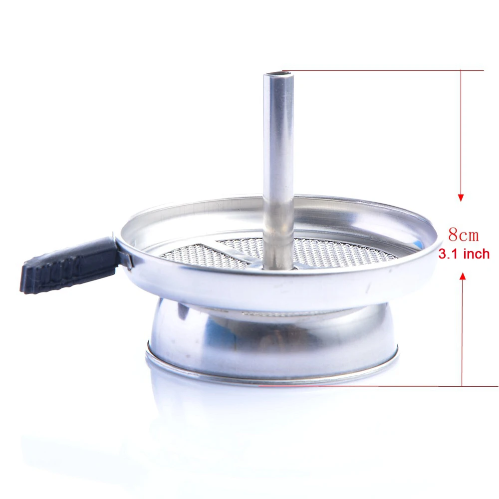 Металлический держатель угля для кальяна с ручкой Narguile Sheesha водопровод Chicha чаша для кальяна аксессуары