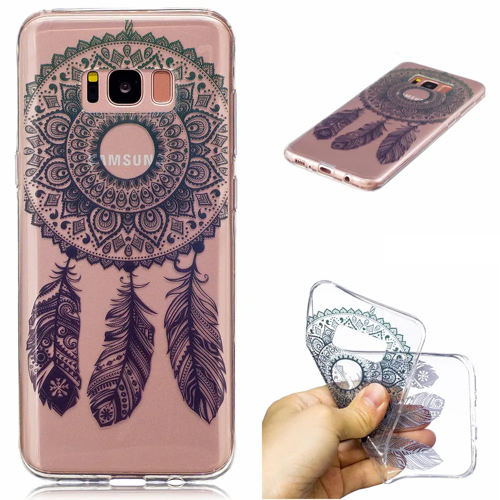 Подходящий чехол для Samsung Galaxy S8 S 8 SM G950FD G950N G950 G950D SM-G950FD SM-G950F ТПУ Мягкий силиконовый