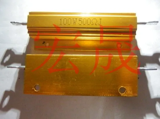 RX24 100W 1K 1R 2R 6R 8R 10R 4R 30R 100R 100 Вт мощный металлический корпус проволочный резистор