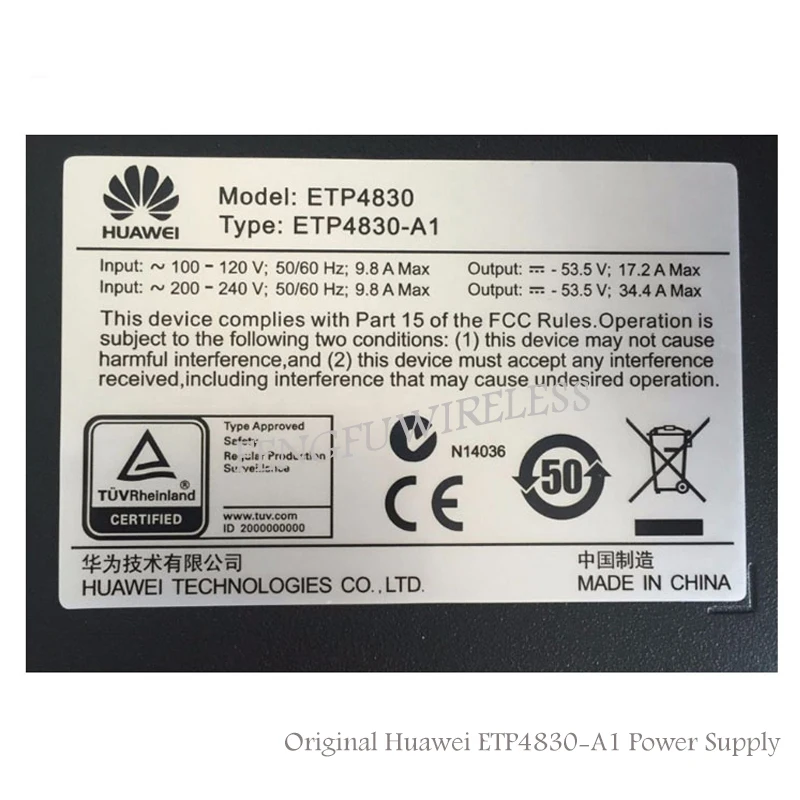 Оригинальный Хуа Вэй ETP4830 A1 30A с SMU01C встроенный Telecom поставить OLT GPON 100V 220V AC 48V DC