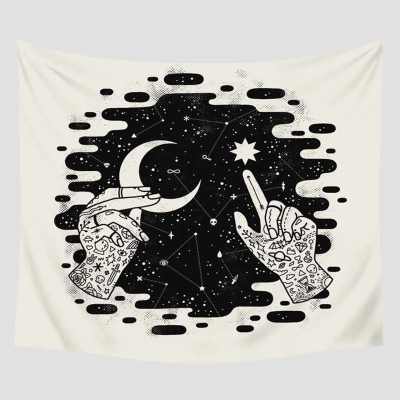 Гобелен с героями мультфильмов домашний настенный декор для путешествий