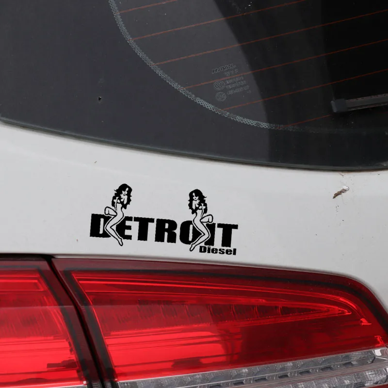 YJZT 14 5 см * 6 2 DETROIT DIESEL виниловые наклейки в виде Фотообоев c переводными картинками