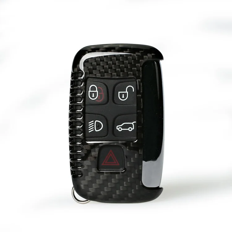 Чехол для ключа из углеродного волокна Land Rover Range Discovery Sport Evoque Freelander 2 LR3 LR4|Футляр