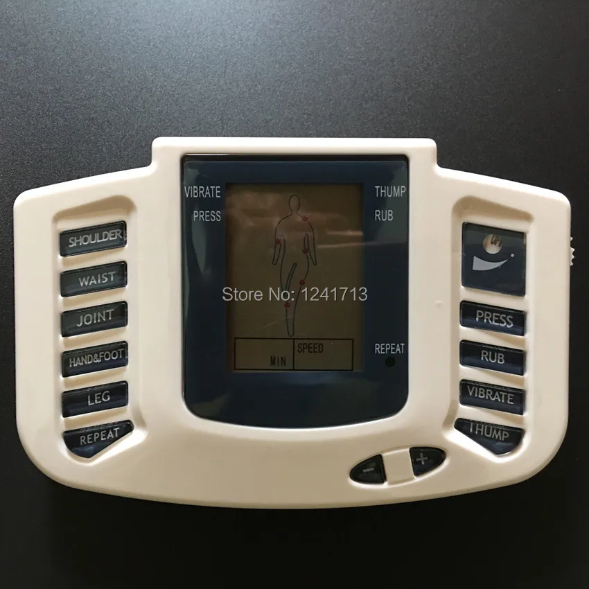 Электрический стимулятор мышц JR309 уход за здоровьем массажер для тела 16 шт.