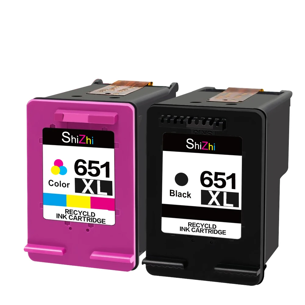 Чернильный картридж SHIZHI совместимый для HP 651 XL 651xl Deskjet Officejet 202 202c 252 252c 5645 5575