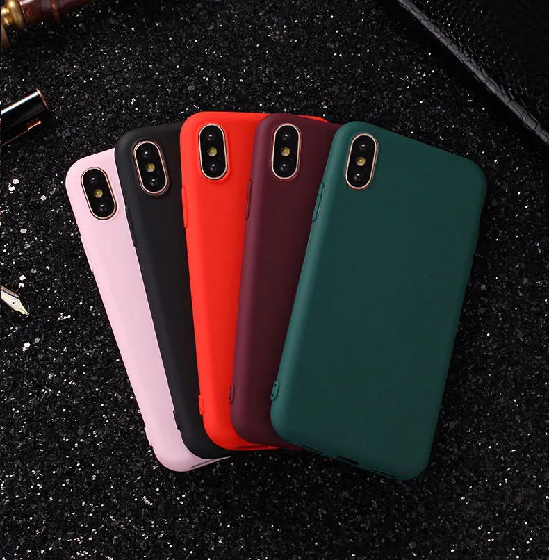 Для Huawei Honor 7C 7X P9 P10 P20 P10PLUS P20Plus Mate7 Nova3 Nova2s Мягкий ТПУ резиновый матовый чехол