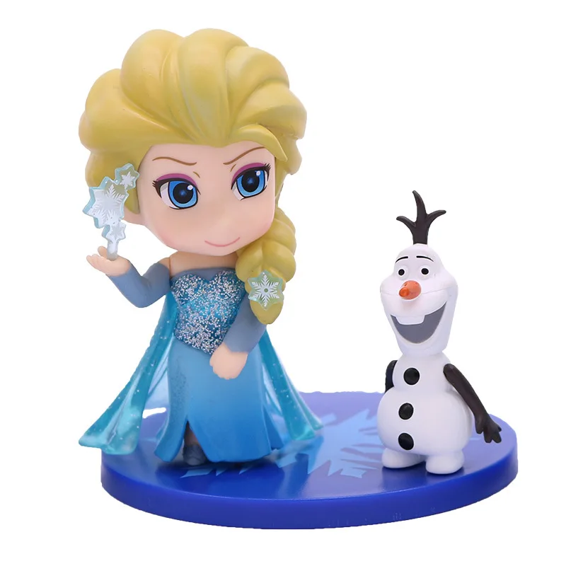Кукла Дисней Холодное сердце Q Posket игрушки 3 шт./компл. экшн-фигурки Эльзы