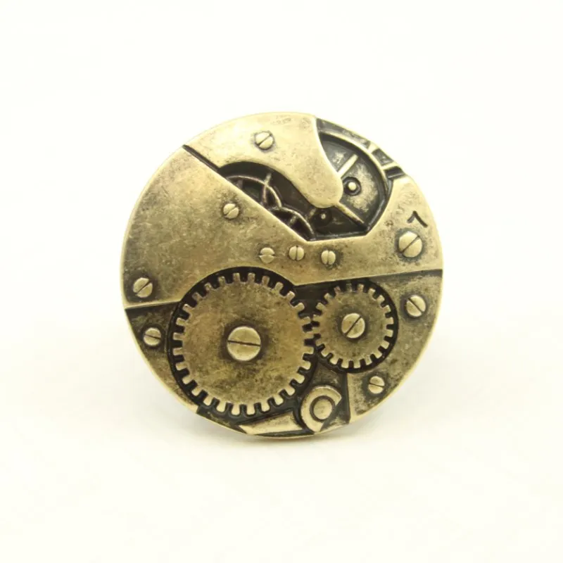 Fashion accessories vintage big gear ring female male finger punk | Украшения и аксессуары