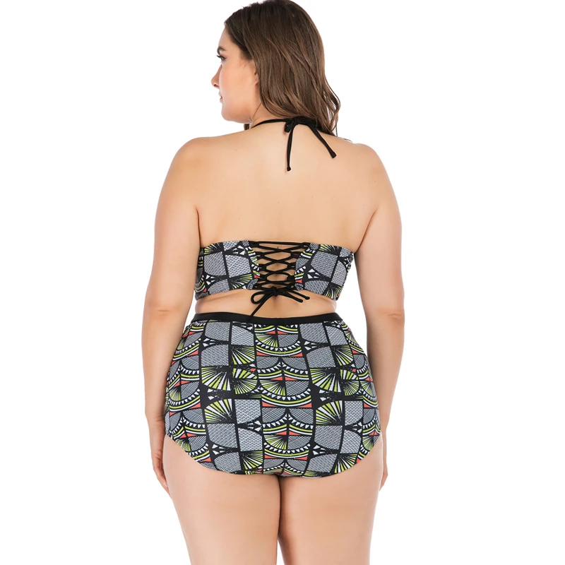 Woman Bikini Two Pieces 2019 Plus size Swimsuits Women Push-up Padded Bra Zwempak Beach wear Swim Suit Tankini Biquine |