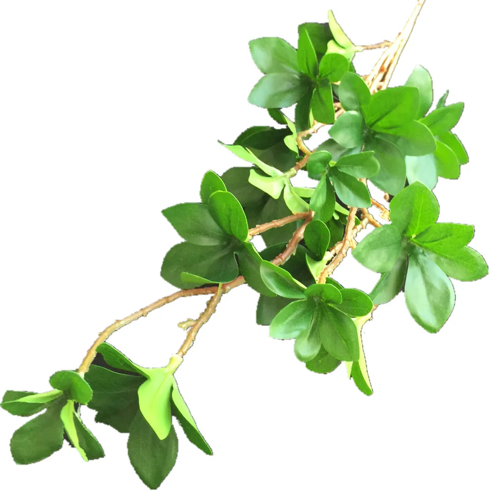 

10pcs Fake Aglaia Odorata Branches Artificial Green Odorata Lour Plant Green Azalea Leaf Stem Greenery Plant