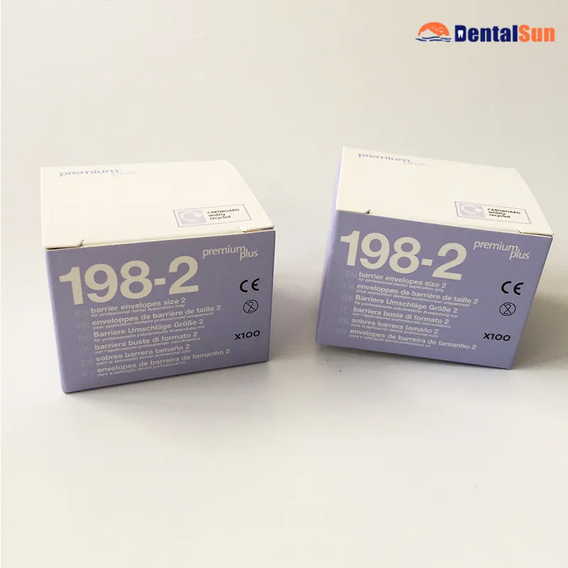 

Dental Disposable Barrier Envelopes Size 2 for Phosphor Storage Plates/Dental X-Ray Barrier Enevelopes 198-2