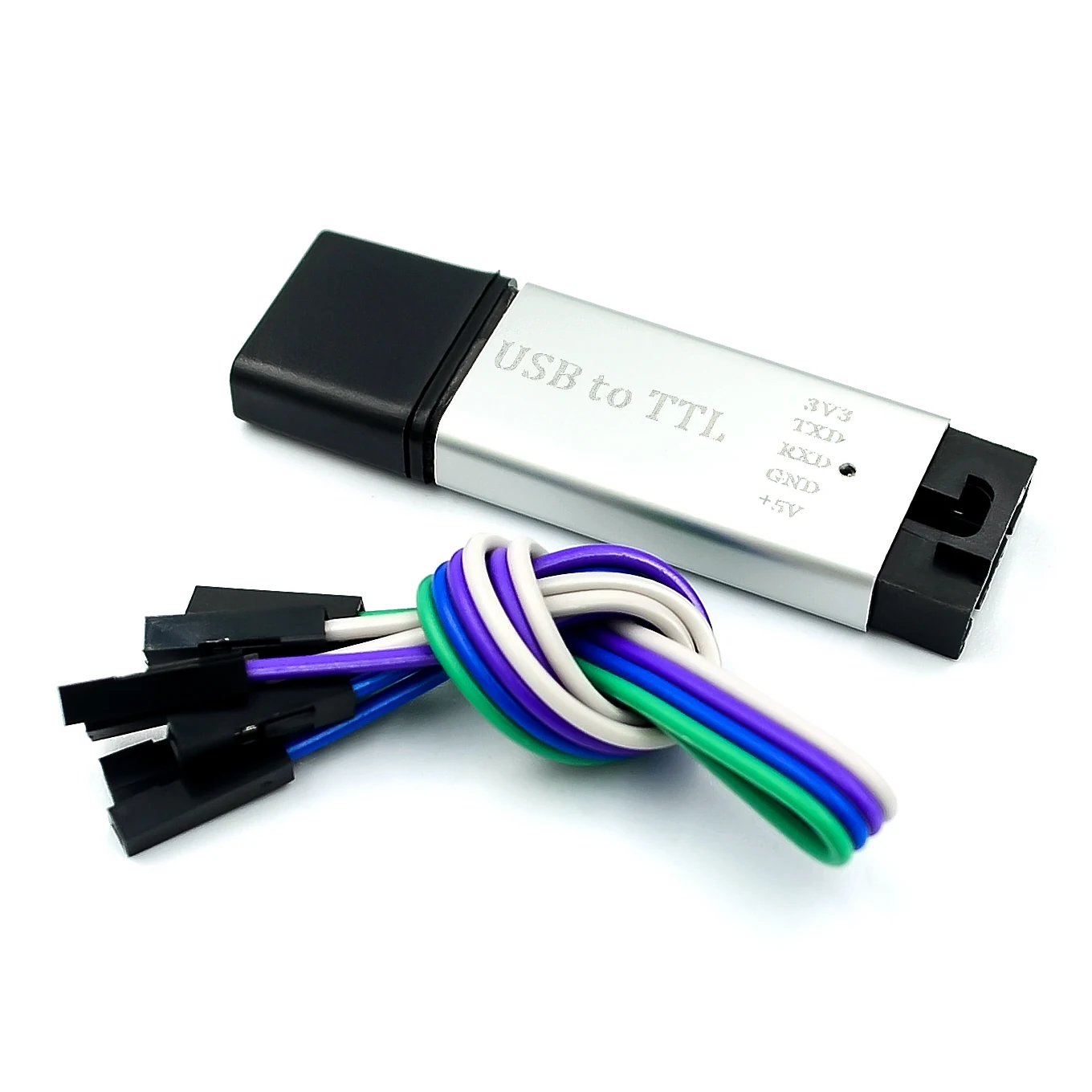 Алюминиевый корпус CP2102 USB 2 0 для TTL UART модуля 6-контактный последовательный
