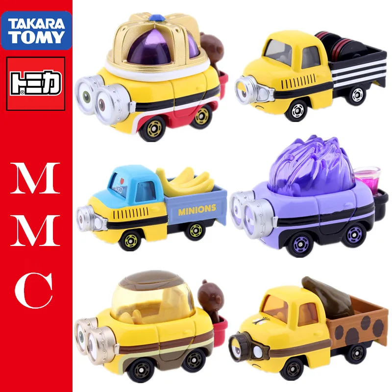 Takara Tomy Dream Tomica Миньон автомобиль Боб Кевин Аниме Фигурка Детские литые игрушки Горячая поп Миниатюрная игрушка модель автомобиля комплект