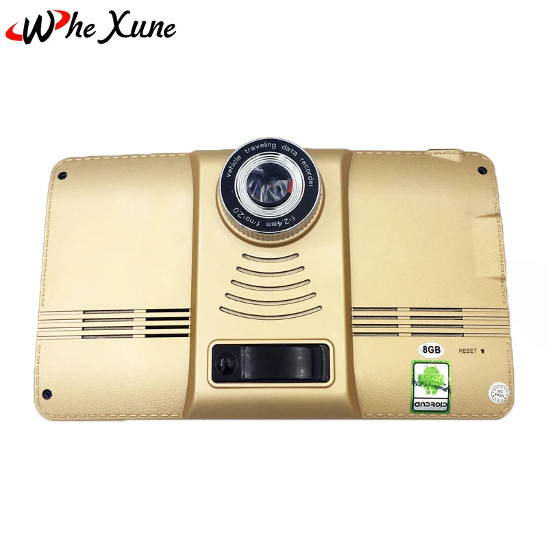 WHEXUNE Android 4.4 Car Tablet GPS Navigation 7 inch touch screen 1080P 170 Degree Wide Angle DVR Recorder Camera With WiFi FM | Автомобили