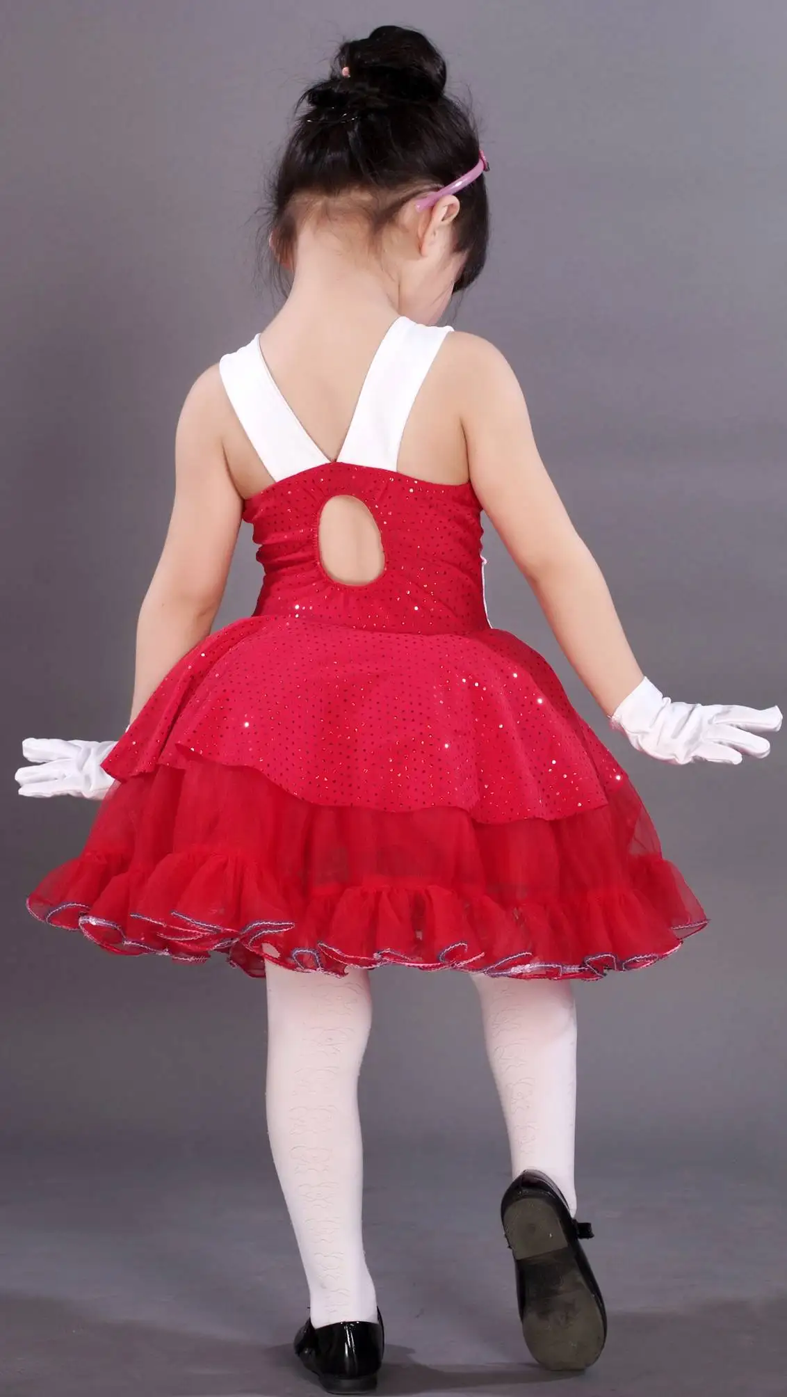 Профессиональная балетная пачка красного цвета для девочек и детей классическая