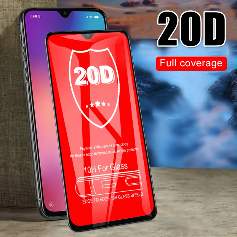 20D изогнутое Защитное стекло для экрана пленка Xiaomi mi 9 SE 8 Lite закаленное mi8 mi9