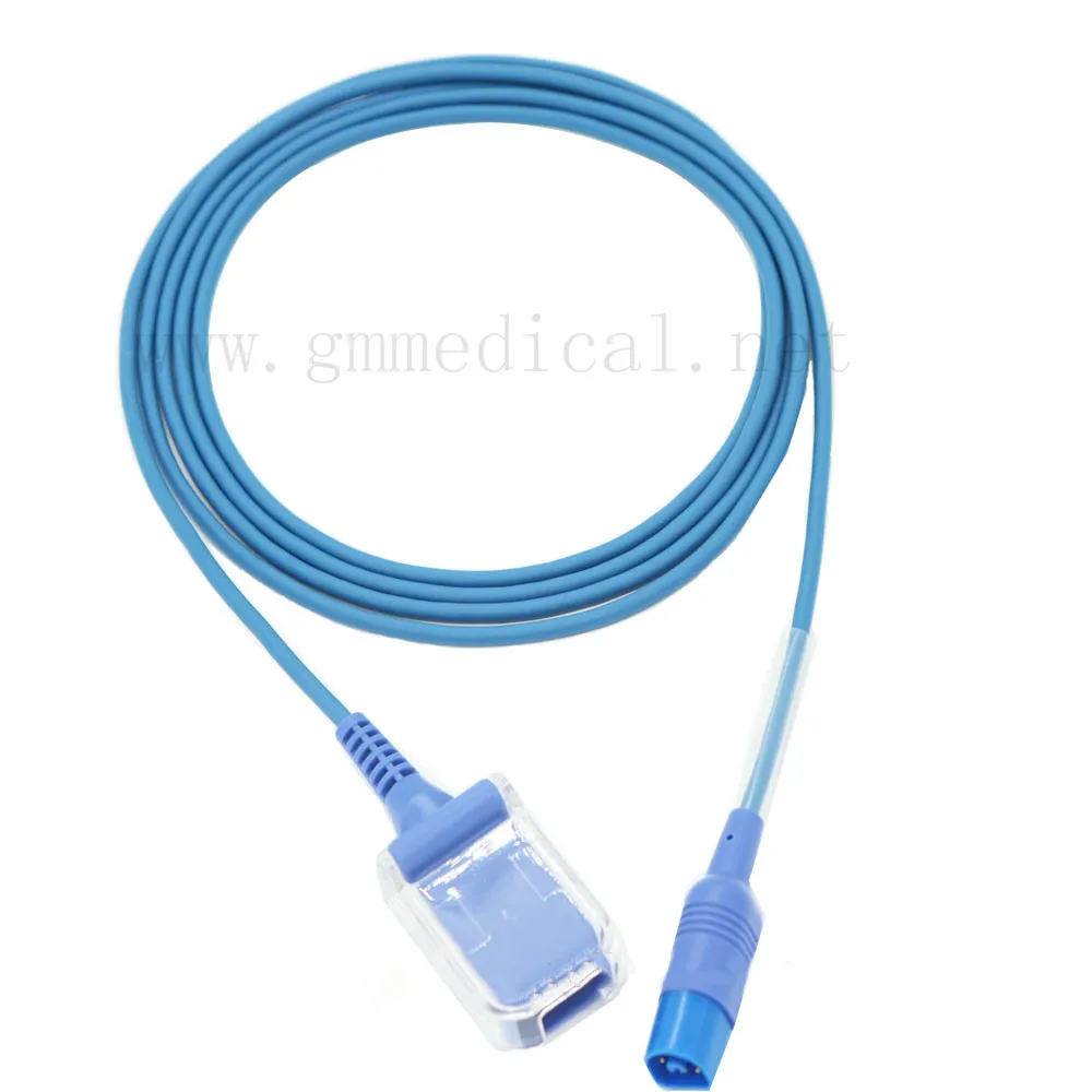 Совместим с медицинским адаптером Spo2 от Philips HP 8PIN -&gtDB9 Female L = 2 5 м. |