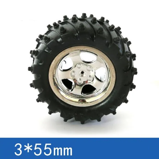 3*55 мм Мини внедорожные автомобильные шины diy резиновые колеса для игрушечной