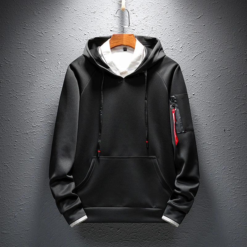 Grandwish Hoodies Men Brand Spring Autumn Long Sleeve Solid Color Hooded Sweatshirt Mens Hoodie Sweat Coat Streetwear GA170 | Мужская
