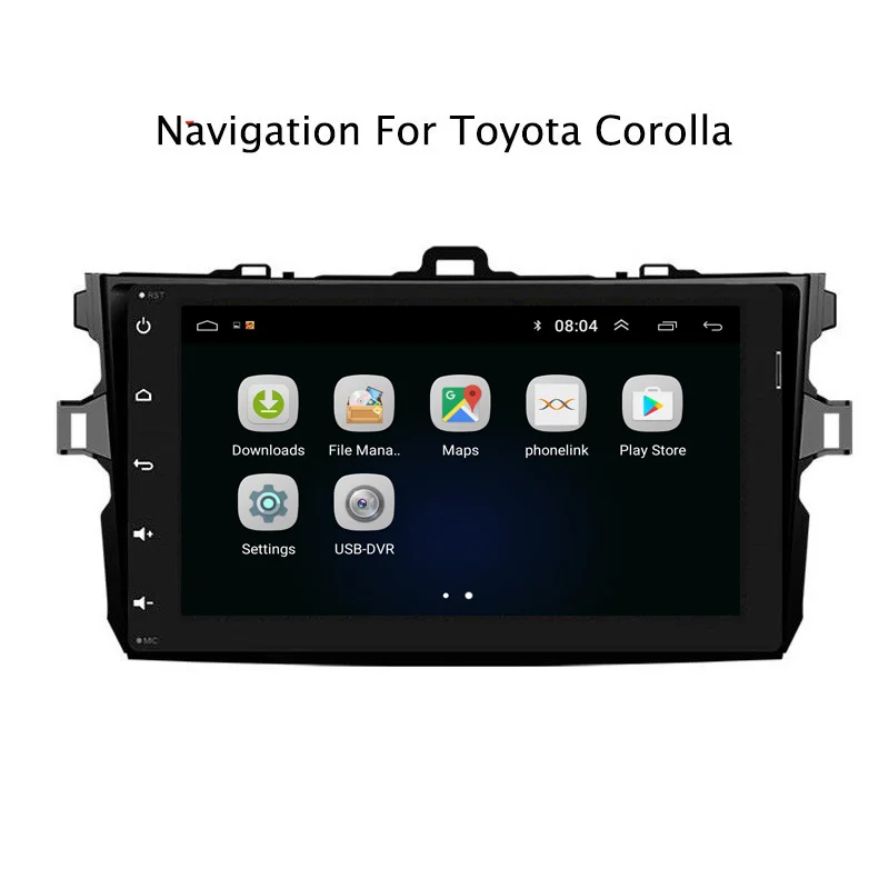 9 "2.5D Android 8 1 автомобиля DVD gps для Защитные чехлы сидений сшитые специально Toyota