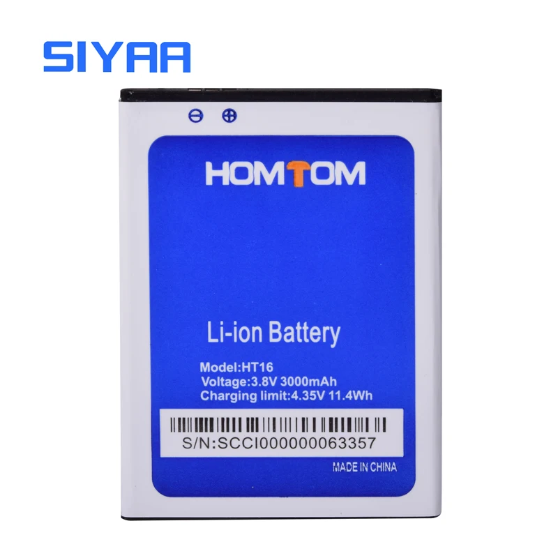 SIYAA телефона оригинальный аккумулятор Батарея ht16 для Homtom HT16 мобильный телефон 3 8 V
