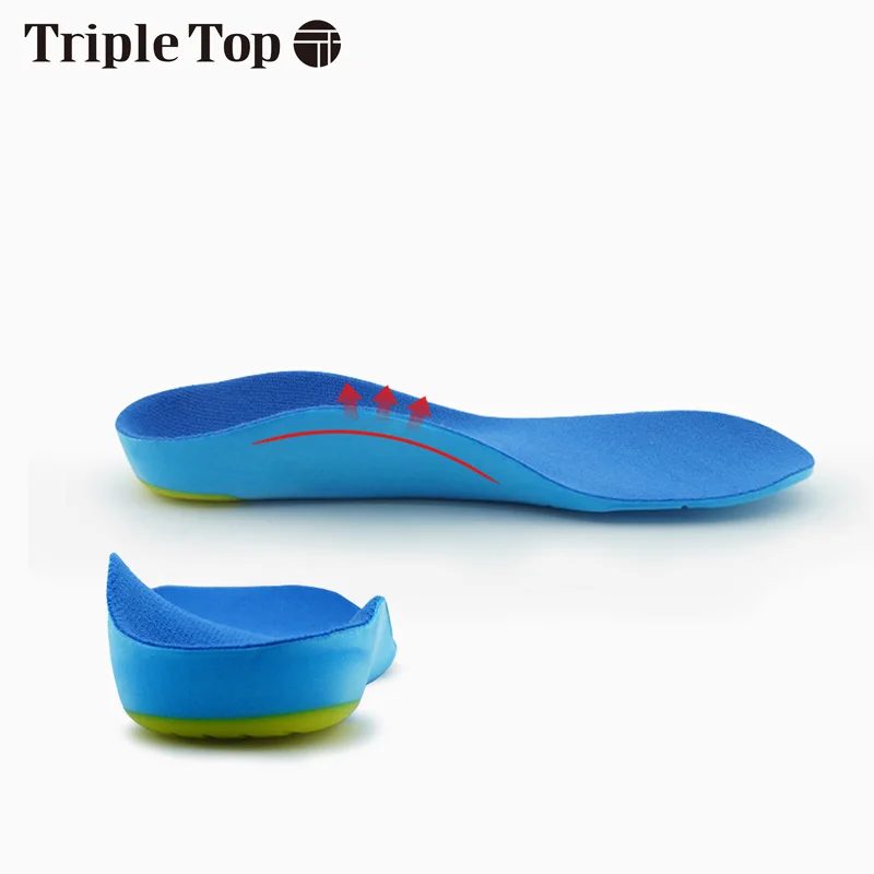 Детские ортопедические стельки TripleTop из кремнезема с противоскользящей тепловой