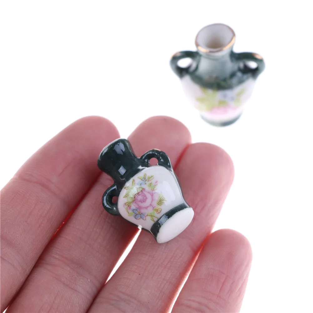 2 шт./компл. мебель моделирование Rement керамическая ваза для цветов Кукольный дом