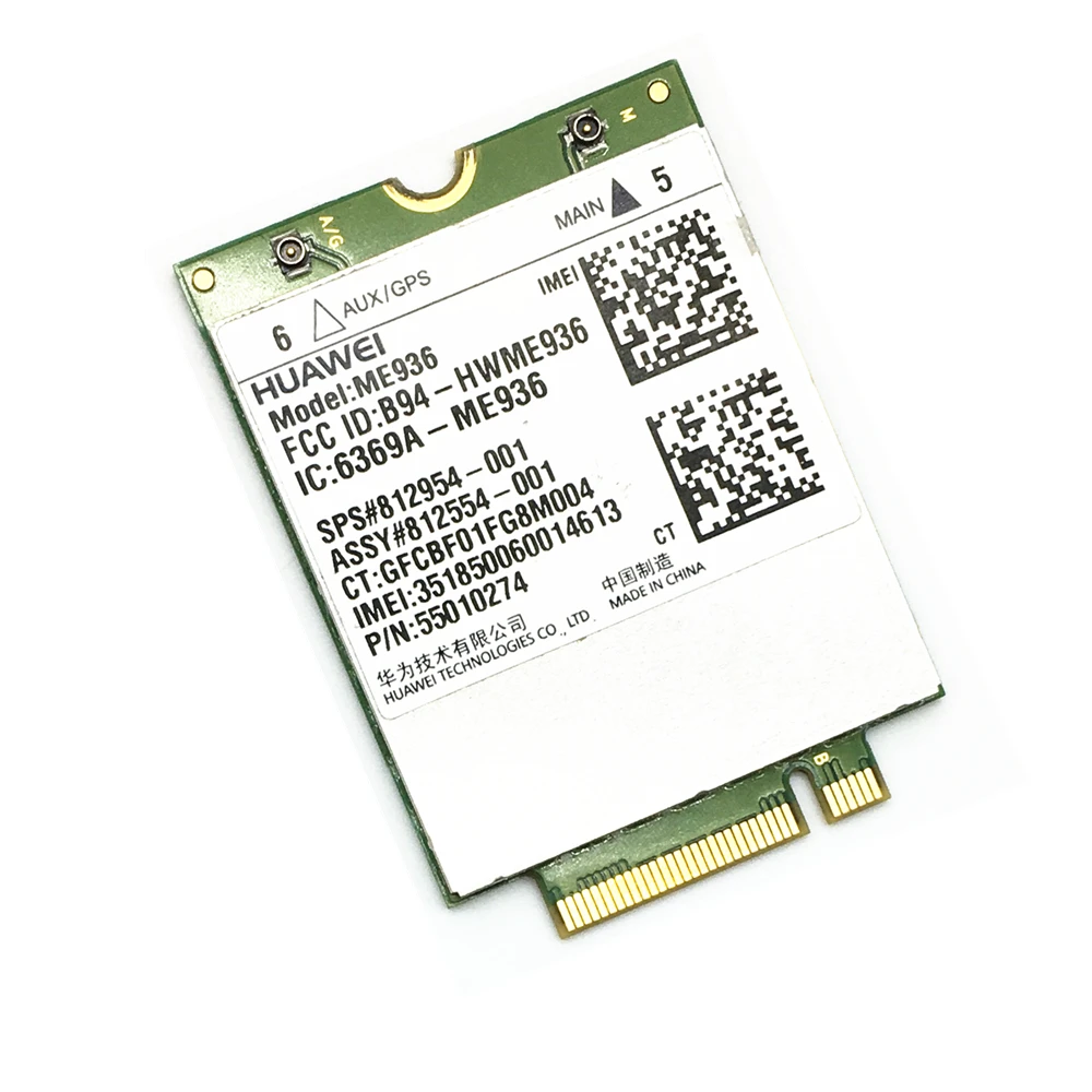 Для Huawei ME936 lt4110 4G NGFF M.2 FDD LTE WCDMA/HSDPA/HSUPA/HSPA + WWAN сетевая карта для ноутбука HP|network card|wwan