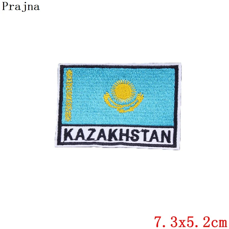 Prajna, новая мода, флаг страны, Португалия, Казахстан, хорватские нашивки, железная аппликация, вышитые нашивки для декора одежды, лидер продаж