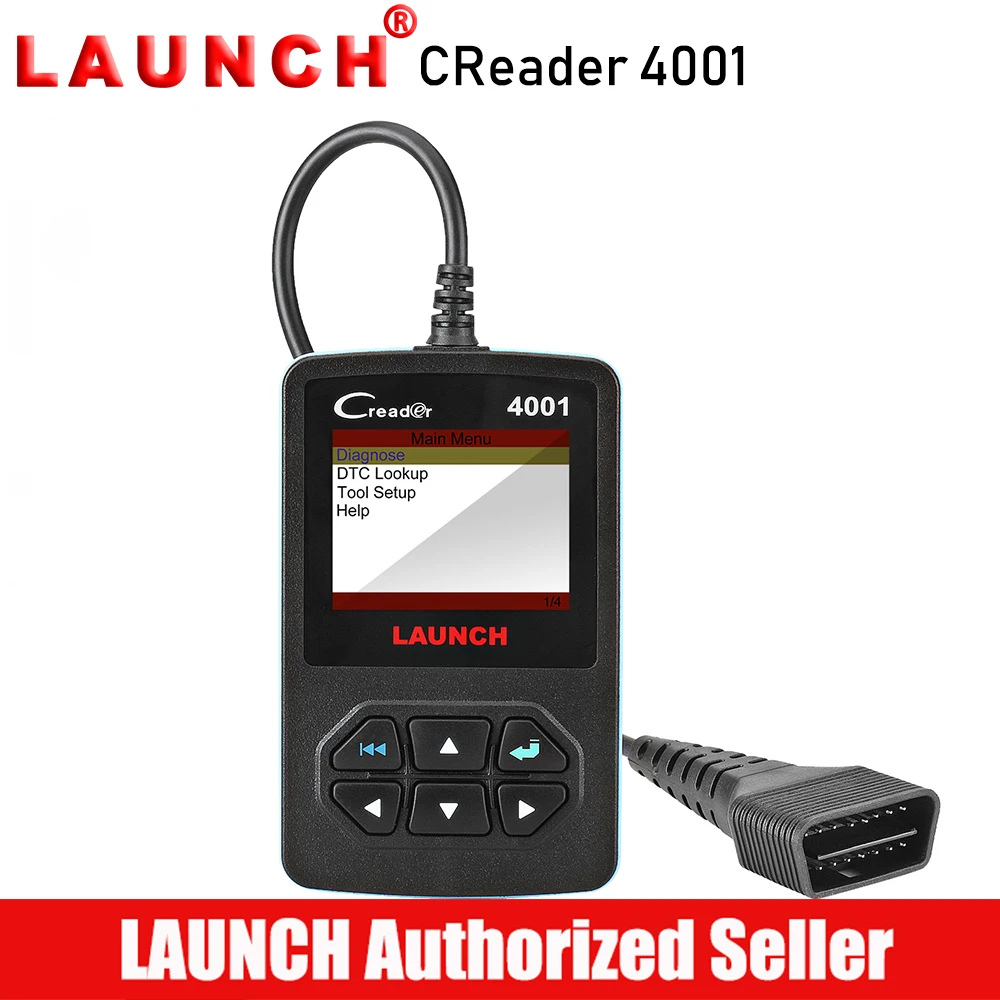 Launch Creader 4001 OBD2 сканер автомобильный считыватель кодов Автомобильный