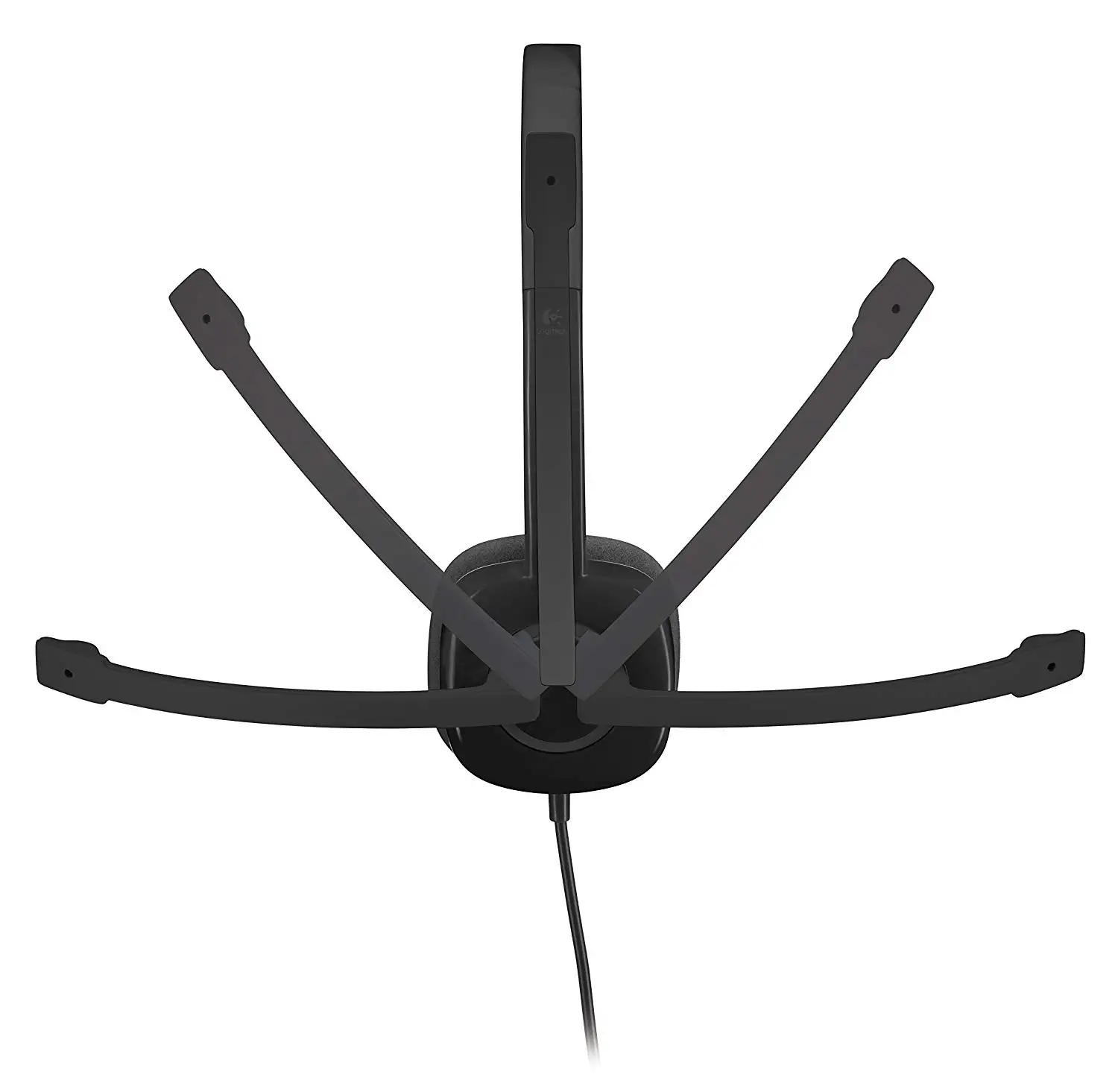 Аналоговая стереогарнитура Logitech H151 3 5 мм со штанговым микрофоном Черная |