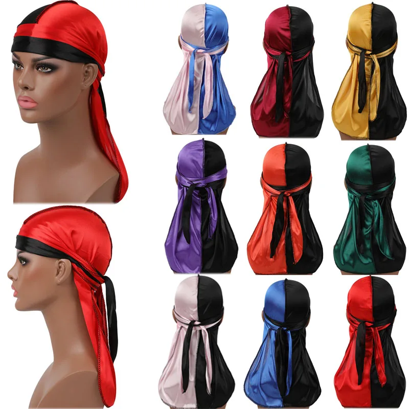 Новинка лоскутные мужские чехлы хип хоп бандана Пиратская Кепка Du Doo Rag