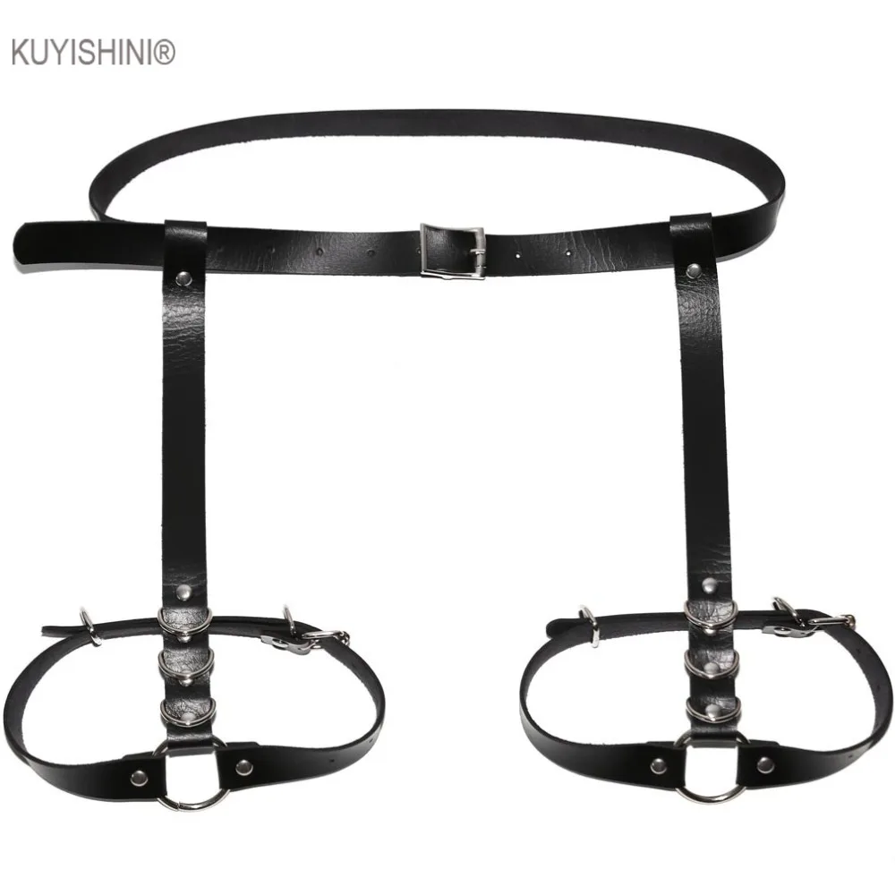 Ремень женский из искусственной кожи регулируемая подвязка с металлическим