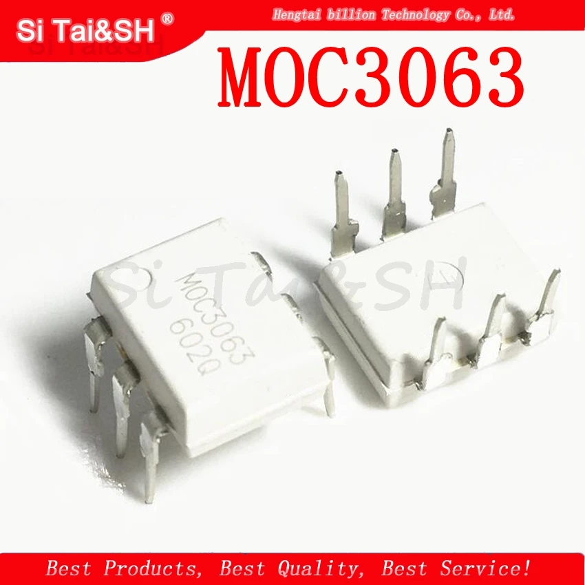 10 шт. MOC3063 DIP6 DIP-6 Новый и оригинальный IC | Электронные компоненты принадлежности