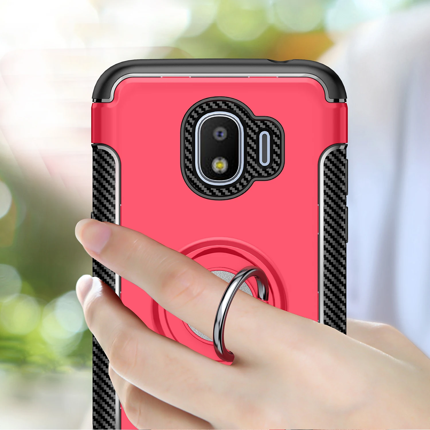 Чехол для Samsung Galaxy J2 Pro (2018)/J2 (2018) противоударный гибридный защитный чехол SM-J250 с