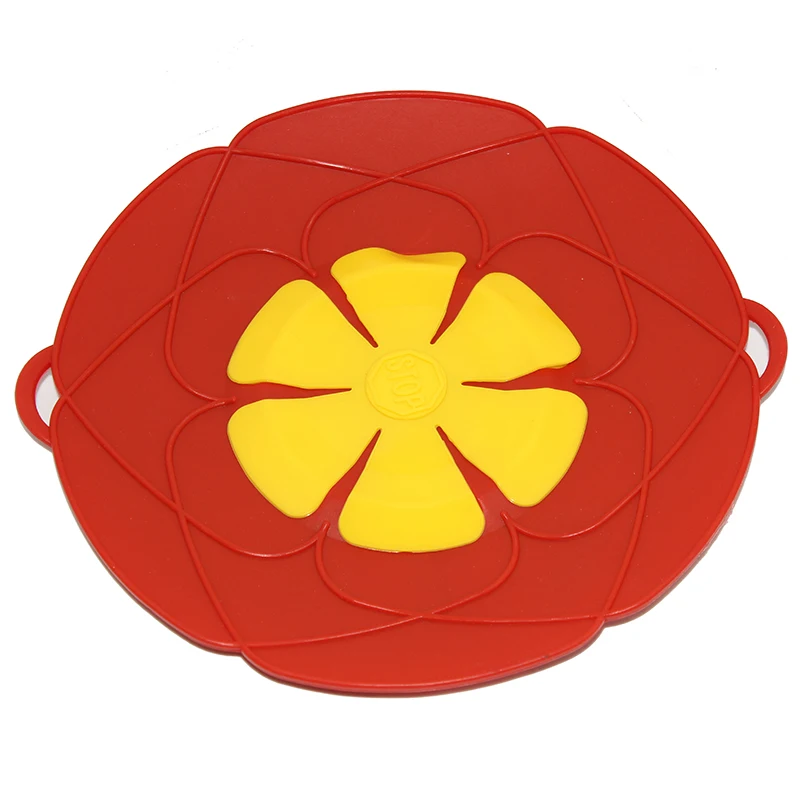 YIBO Silica Gel Anti-Overflow Cover Kitchen High Temperature Resistant Splash Pot Household Dustproof Tool | Дом и сад