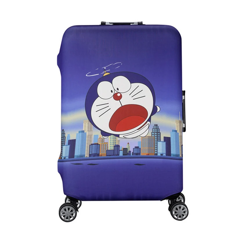 Doraemon HMUNII INS Модный чехол для чемодана для путешествий по всему миру, подходит для чемоданов 18-32 дюймов, аксессуары для путешествий - Цвет: Doraemon
