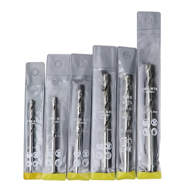 Трехмерное сверло 5/6/7/8/9/10 мм HSS шлифовальное для древесного сердечника отверстий