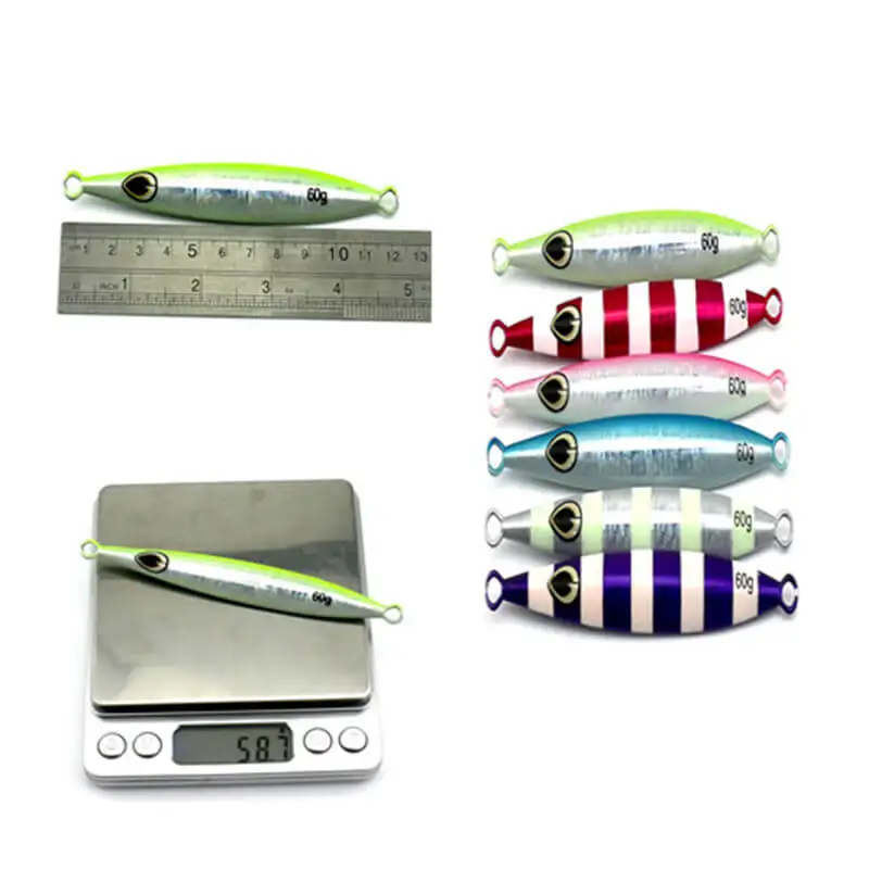 6 шт. микро Джиги с металлической бабочкой джиг приманки световая приманка для