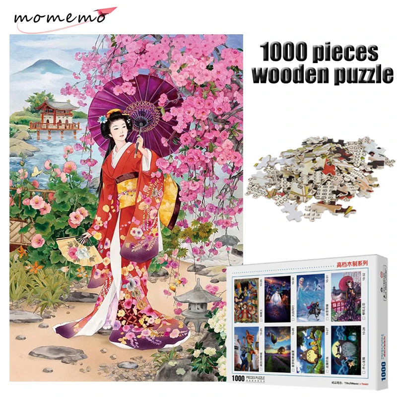 Пазл MOMEMO A Young Beauty 1000 пазлов для взрослых развлекательные деревянные пазлы штук